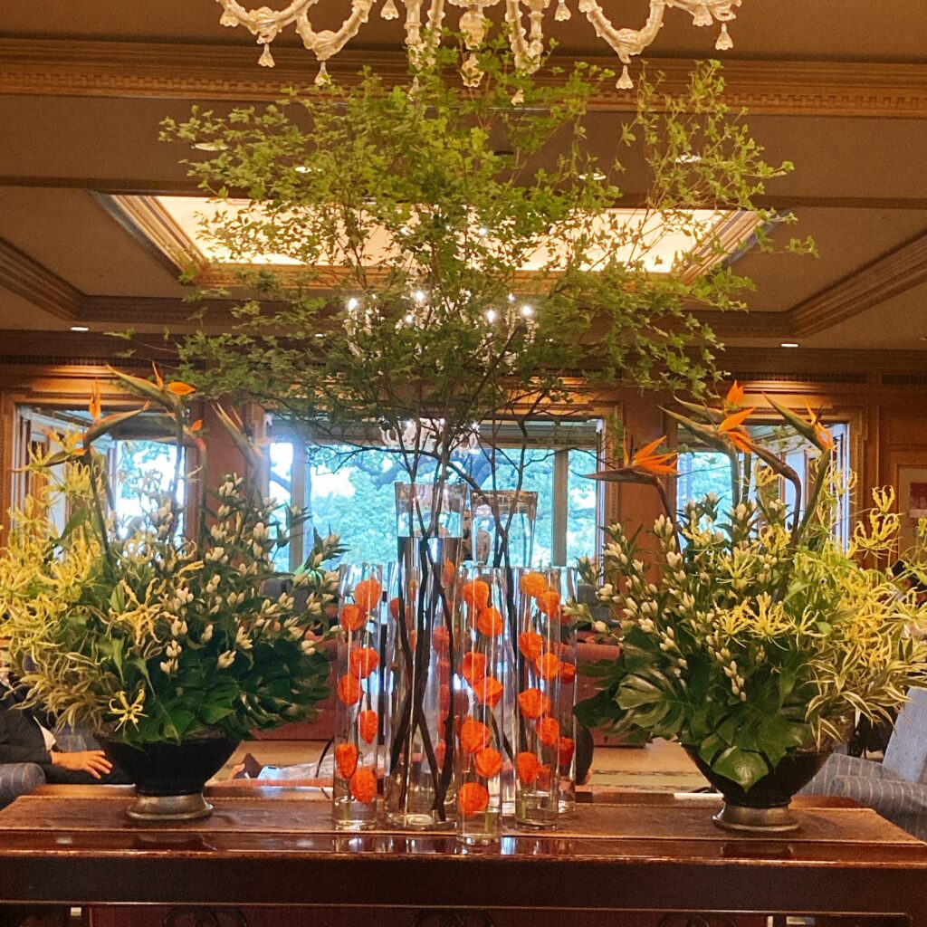 装花
