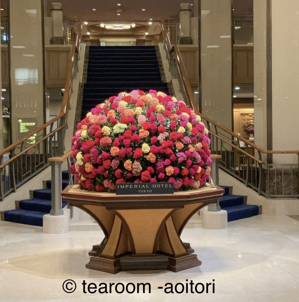 帝国ホテル東京　ロビー階の装花