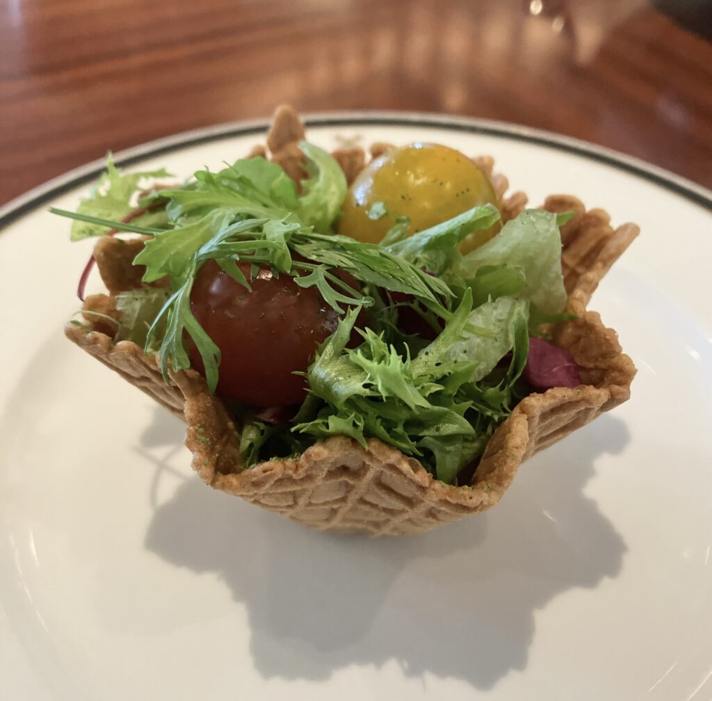 ・抹茶香る彩りサラダ ラムレーズンとともに