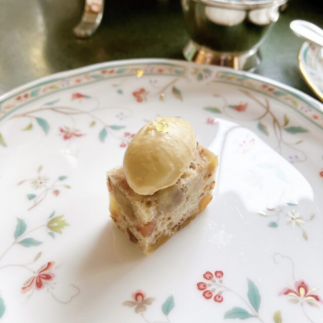 さつまいものケーク・サレ フォアグラのムース