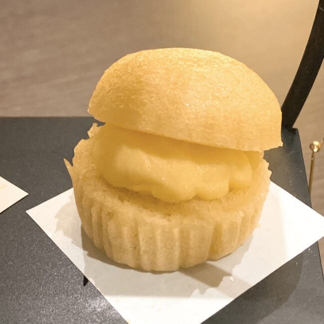・クリームサンドの蒸しカステラ