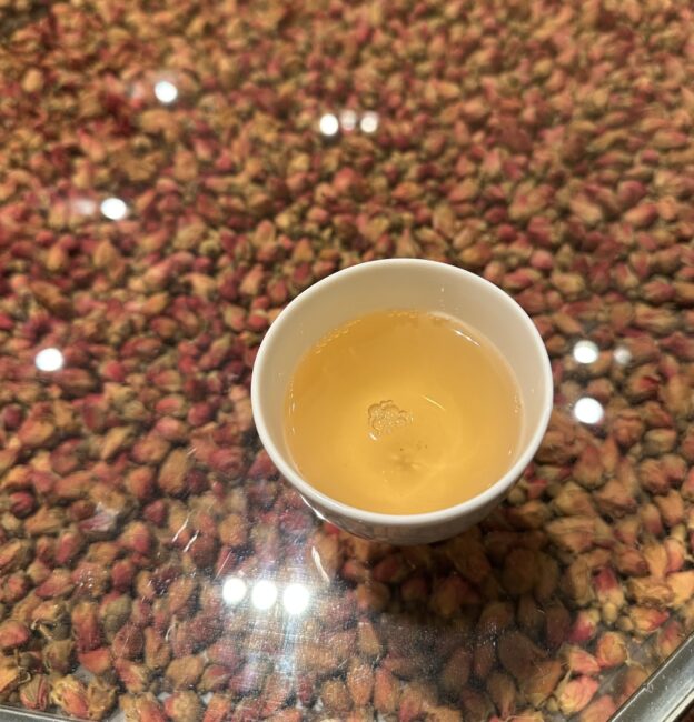 頂いたお茶