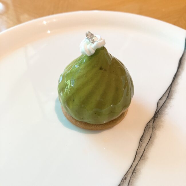 抹茶と柑橘のムース