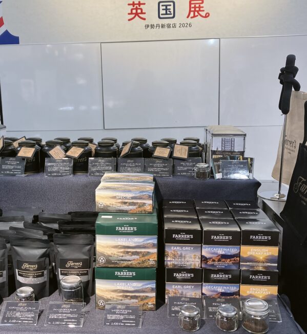 ファーラーズのブースは紅茶もスコーンも大充実！どれを買うか本気で迷いました。